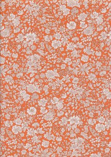 Liberty Fabrics - Emily Belle Jewel Tones Tangerine 1666432A