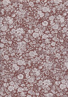 Liberty Fabrics - Emily Belle Jewel Tones Chocolate 1666434A