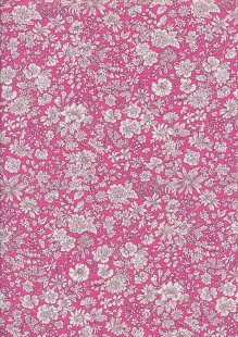 Liberty Fabrics - Emily Belle Jewel Tones Bright Pink 1666439A