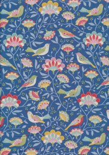 Tilda Fabrics - Jubilee Bird Tree Blue
