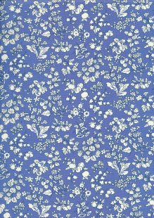 Liberty The Orchard Garden - Fruit Silhouette Blue 04775628/X