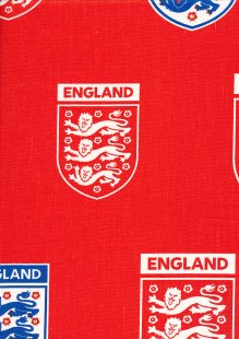 England 3 Lions Print - 54" Wide