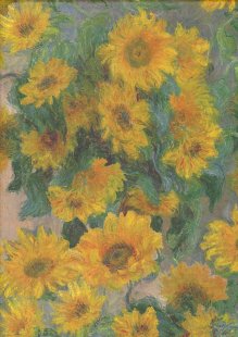 Chatham Glyn - Polyester Velvet Van Gogh's Sunflowers
