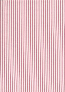 Fabric Freedom - Quality Cotton Print Stripe FF-5692 Salmon/White