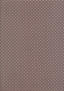 Fabric Freedom - Quality Cotton Print Spot FF-6390 Brown/White