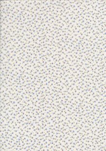 Rose & Hubble - Quality Cotton Print CP-0834 Blue Floral