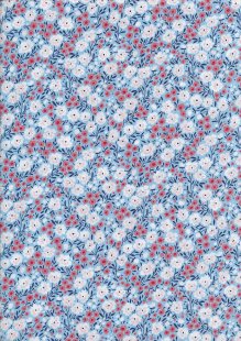 Rose & Hubble - Quality Cotton Print CP-0826 Sky Floral
