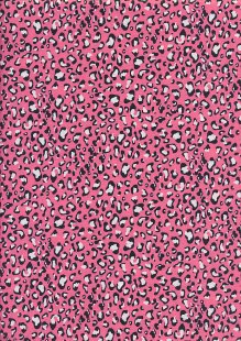 Quality Cotton Print - Pink Leopard