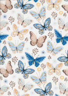 John Louden - Butterflies & Peacocks JLK0003 Ivory