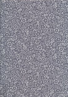 Rose & Hubble - Quality Cotton Print CP-0807 Grey