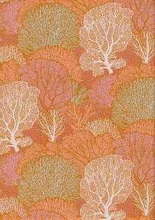 Tilda Fabrics - Cotton Beach 1100329 Coral Reef Ginger