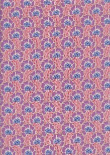 Tilda Fabrics - Cotton Beach 100325 Ocean Flower Coral
