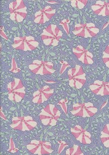 Tilda Fabrics - Gardenlife Blue Petunia 100316