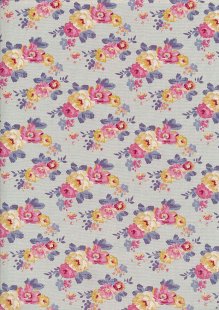 Tilda Fabrics - Maple Farm Pauline Teal 100277