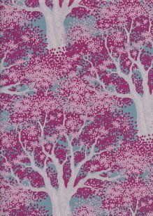 Tilda Fabrics - Woodland 100290 Juniper Plum