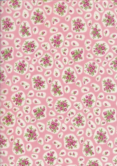 Pima Cotton Lawn - Pink Kathy Rose