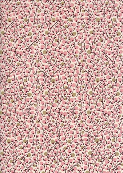 Pima Cotton Lawn - Pink Twiggy