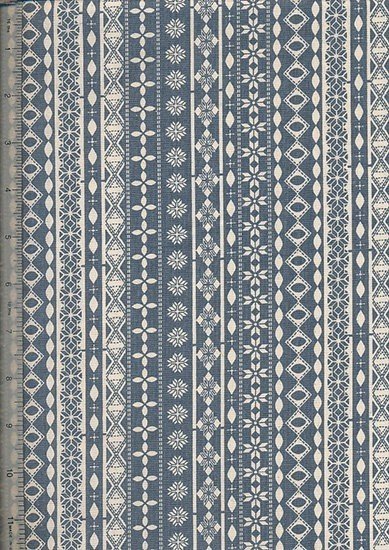 John Louden - Scandi Christmas Blue Snowflakes, Diamonds & Ice