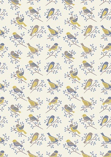 Lewis & Irene - A Little Bird Told Me A68.1 Little Birds on Ivory
