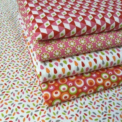 Je Ne Sais Quoi Collection Bundle - Colourful Basics Pink & Green 5 Fat 1/4s