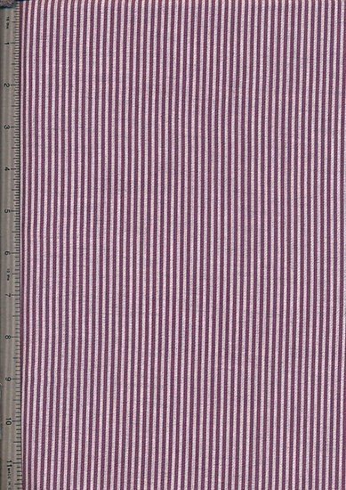 Printed Twill - Purple Stripe