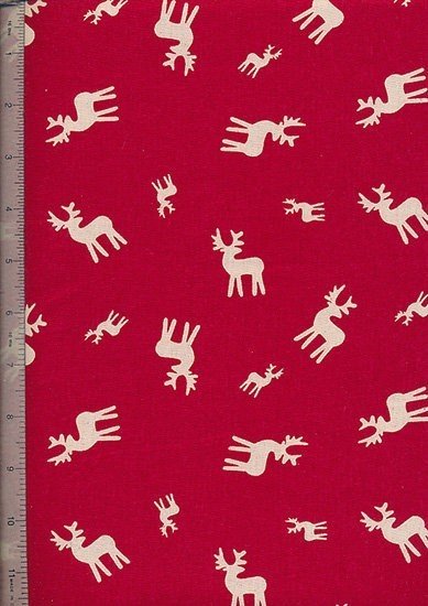 John Louden - Scandi Christmas Red Reindeer