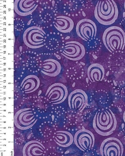 Fabric Freedom Bali Batik - Purple 4