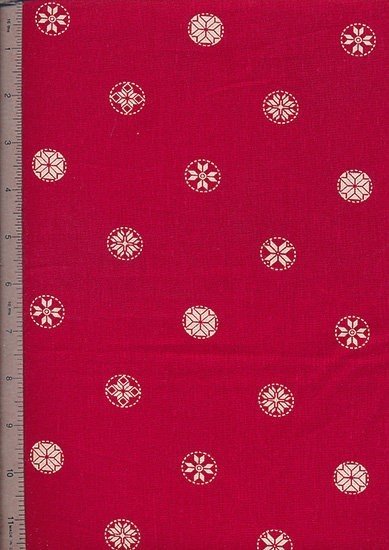 John Louden - Scandi Christmas Red Snowflake