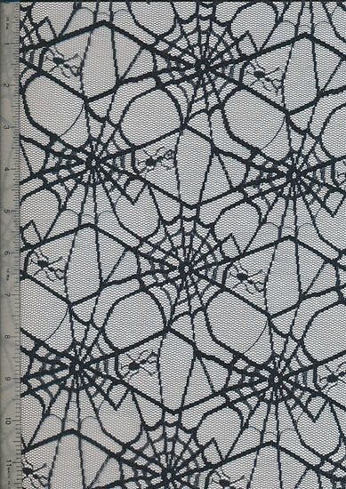 Black Cobweb - Polyester Webbing