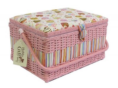 Large Sewing Box - Large Pink Cupcake GB1198