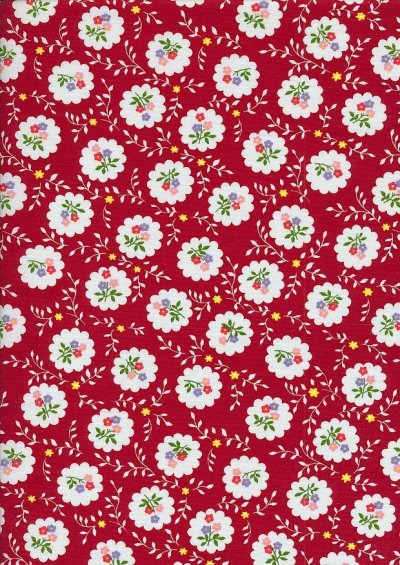 Purse Friendly Print - Red Pansy