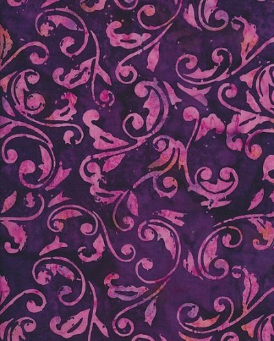 Fabric Freedom Bali Batik - Purple 3