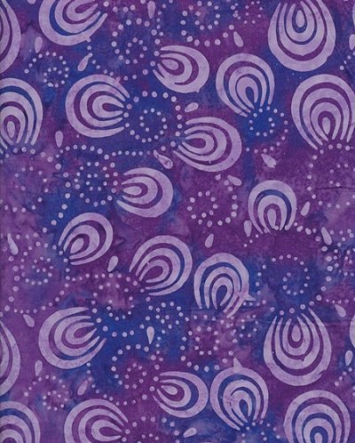 Fabric Freedom Bali Batik - Purple 4