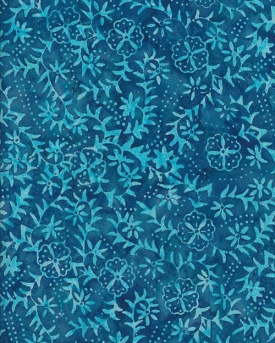 Fabric Freedom Bali Batik - Blue 1