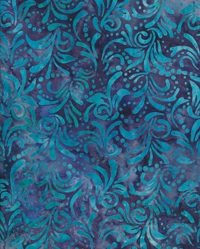 Fabric Freedom Bali Batik - Blue 2