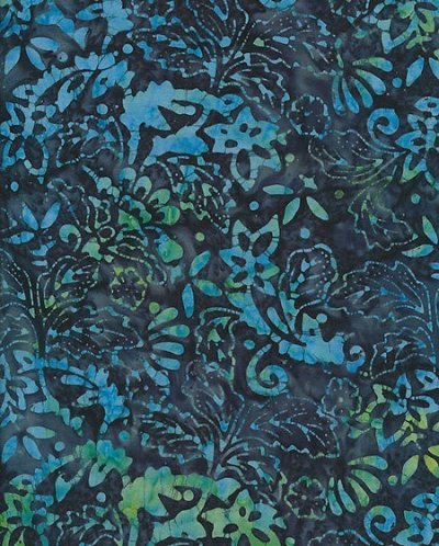 Fabric Freedom Bali Batik - Blue 3