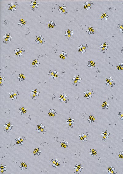 Andover Fabrics - Bumble Bee 9715 Col-C1 Light Grey