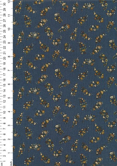 Andover Fabrics By Kathy Hall & Margo Krager - Ditsy Bouquet Blue