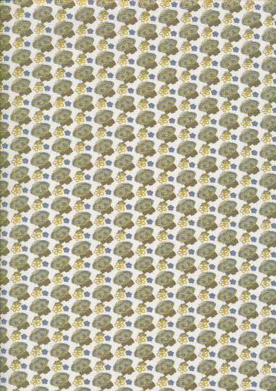 Fabric Freedom Birds and Butterflies - Col 3 FF259 Blue