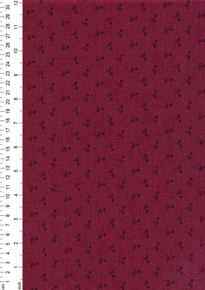Andover Fabrics Kathy Hall - Bijoux Bloom Marsala 2/8707R