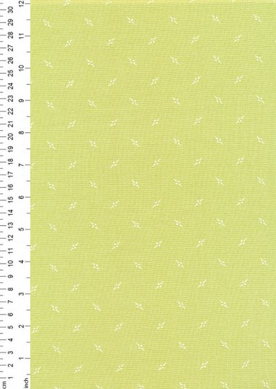 Andover Fabrics Kathy Hall - Bijoux Pennant Asparagus 2/8708V
