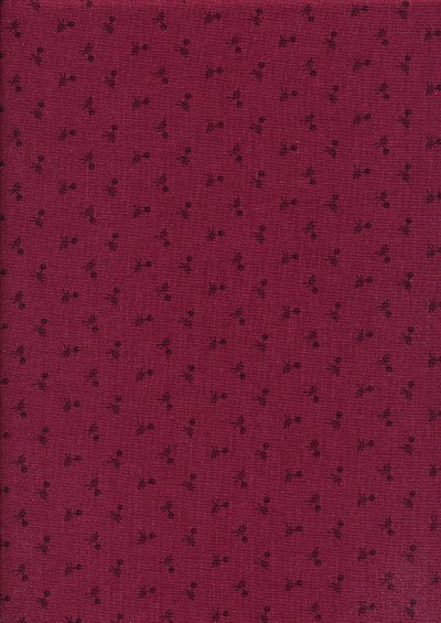 Andover Fabrics Kathy Hall - Bijoux Bloom Marsala 2/8707R