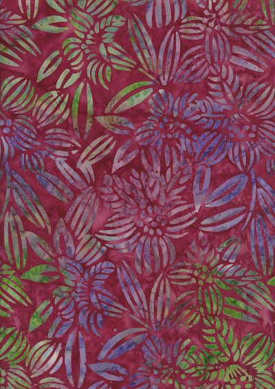 Fabric Freedom Bali Batik Stamp - Pink 125/A