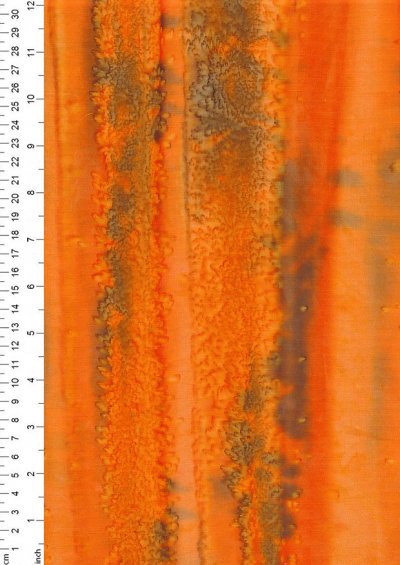 Fabric Freedom Fold Dye Bali Batik - BK 150/T Orange