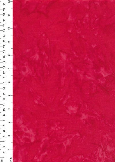 Fabric Freedom Salt Dye Bali Batik - BK 412/A Red