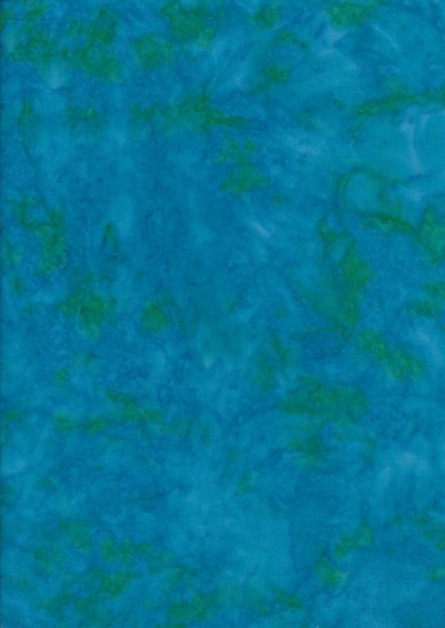 Fabric Freedom Salt Dye Bali Batik - BK 405/B Turquoise