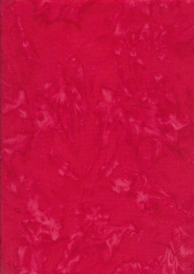 Fabric Freedom Salt Dye Bali Batik - BK 412/A Red