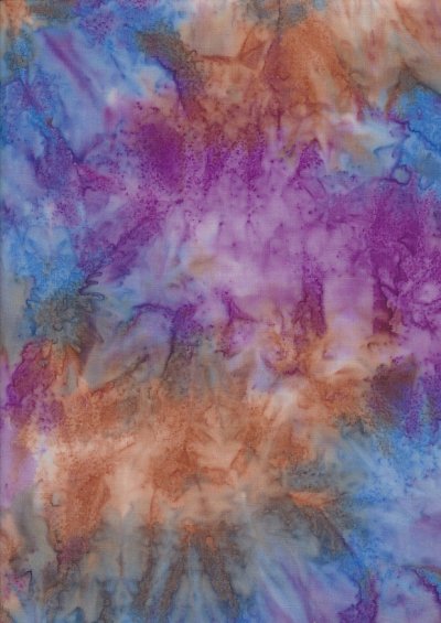 Fabric Freedom Salt Dye Bali Batik - BK 404/C Purple
