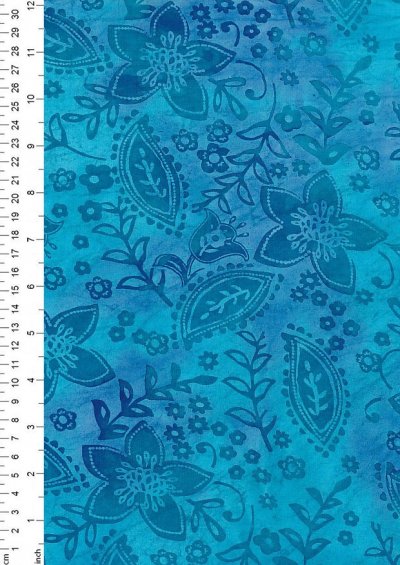 Bargain Batik - Turquoise 36001
