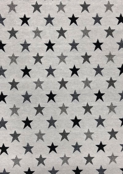 Chatham Glyn - New World Tapestry Black & White Stars